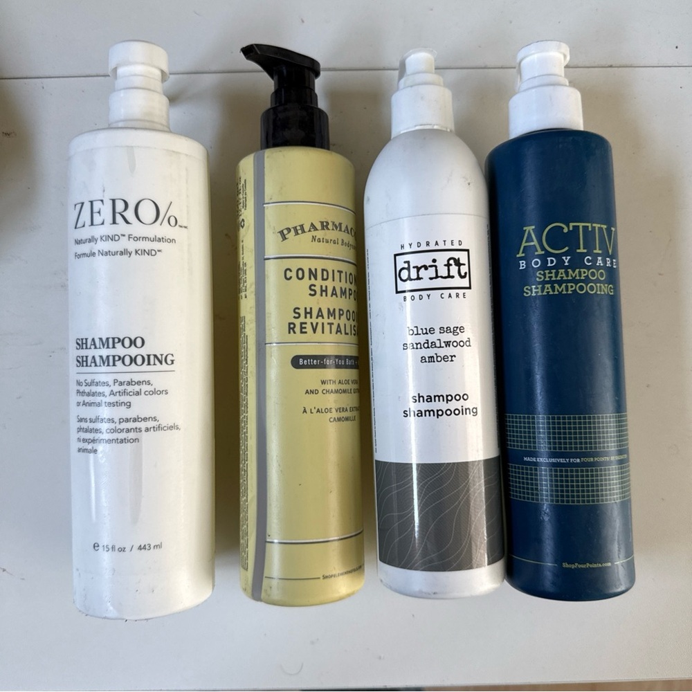 The hotel collection shampoo set of 4 new
Hilton, Marriott, Sheraton, Hyatt
